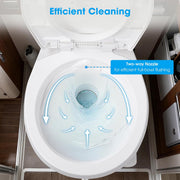 TheLAShop Low-Profile Mobile Restroom Trailer Toilet with Bidet Sprayer Image