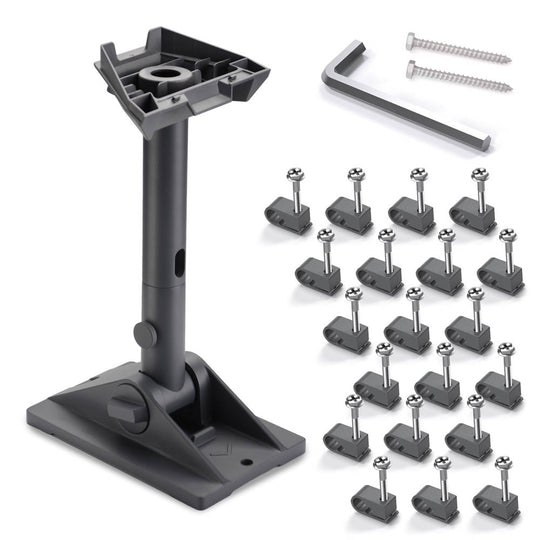 Lot de 20 attaches clipsables 16/20mm + chevilles - Zenitech Lot de 20 attaches clipsables 16/20mm + chevilles - Zenitech