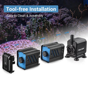 TheLAShop 4 in 1 Internal Fish Tank Filter 75 Gallon 12w 320Gph Image