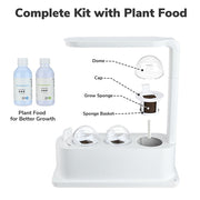 TheLAShop Countertop Hydroponic Kit with LED Grow Lights 3 Seed Pods Image