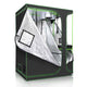 TheLAShop 2 in 1 Grow Tent with Shelf 5x4x6.7ft Hydroponic Grow Room Image