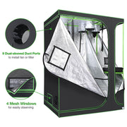 TheLAShop 2 in 1 Grow Tent with Shelf 5x4x6.7ft Hydroponic Grow Room Image