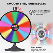 TheLAShop 24" Prize Wheel Tabletop or Floor Stand - Custom & 3 Style Options Image