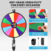 TheLAShop 24" Prize Wheel Tabletop or Floor Stand - Custom & 3 Style Options Image