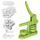 TheLAShop Button Maker Machine + 100 Pin Badges(1", 1 1/4", 2 1/4" Options), 1in Image