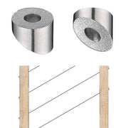 TheLAShop Rubber Protector Sleeves for Cable Railing Posts 1/8"-3/16" 60ct. Image