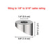 TheLAShop 1/4" Beveled Washers 30 Degree D1/8"-3/16" 30ct/Pack Image