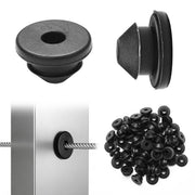 TheLAShop Rubber Protector Sleeves for Cable Railing Posts 1/8"-3/16" 60ct. Image