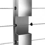 TheLAShop Rubber Protector Sleeves for Cable Railing Posts 1/8"-3/16" 60ct. Image