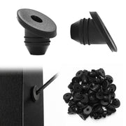 TheLAShop Rubber Protector Sleeves for Cable Railing Posts 1/8"-3/16" 60ct. Image