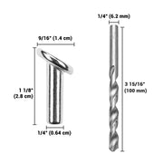 TheLAShop T316 Protector Sleeves for Cable Railing Posts 1/8"-3/16" Image