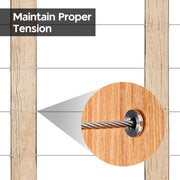 TheLAShop T316 Protector Sleeves for Cable Railing Posts 1/8"-3/16" Image