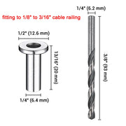 TheLAShop Protector Sleeves for 1/8" to 3/16" Cable Rail 50ct/Pack Image