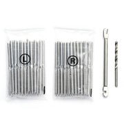 TheLAShop T316 Left/Right Swage Lag Screw fits 1/8" Wire Rope 60ct. Image