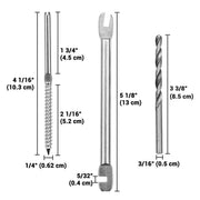 TheLAShop T316 Left/Right Swage Lag Screw fits 1/8" Wire Rope 60ct. Image