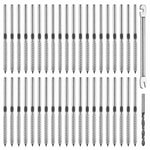 TheLAShop Left & Right Swage Lag Screw Terminal D1/8"-3/16" 40ct/Pack Image