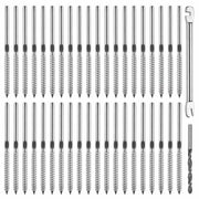 TheLAShop Left & Right Swage Lag Screw Terminal D1/8"-3/16" 40ct/Pack Image