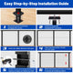 TheLAShop Cable Railing Post - 36x2x2 Level Post T304 SS 16Gauge Image