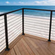 TheLAShop Cable Railing Post - 36x2x2 Single Corner Post T304 SS 16Gauge Image