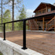 TheLAShop Cable Railing Post - 36x2x2 Level Post T304 SS 16Gauge Image