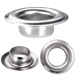 TheLAShop 3/8" #2 Eyelets and Washers 1,000ct/pk for Hand Press Grommet Tool Image