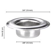 TheLAShop 3/8" #2 Eyelets and Washers 1,000ct/pk for Hand Press Grommet Tool Image