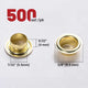 TheLAShop Copper Grommet & Washers Size Options, #0 (7/32 in) Image