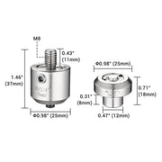 TheLAShop Eyelet Press Machine Grommet Die Set - Size #0, #2, or #4, #0 Image