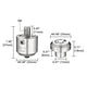TheLAShop Eyelet Press Machine Grommet Die Set - Size #0, #2, or #4, #0 Image