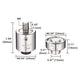 TheLAShop Eyelet Press Machine Grommet Die Set - Size #0, #2, or #4, #4 Image