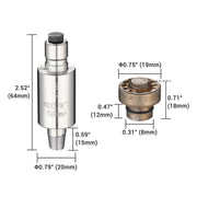 TheLAShop #2 10mm Grommet Die Set for Semi-Auto Grommet Machine Image