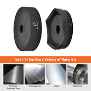 TheLAShop Metal Hole Punch Knockout Dies for 3in, 4in Conduit Optional Image