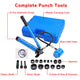 TheLAShop 9 ton 6 Dies Hydraulic Hole Punch Set Driver Tool Kit Image