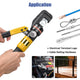 TheLAShop 10 Ton Hydraulic Wire Terminal Battery Cable Crimper w/ 9 Dies Image