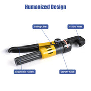 TheLAShop 10 Ton Hydraulic Wire Terminal Battery Cable Crimper w/ 9 Dies Image