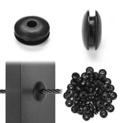 TheLAShop Rubber Protector Sleeves for Cable Railing Posts 1/8"-3/16" 60ct. Image