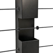 TheLAShop Rubber Protector Sleeves for Cable Railing Posts 1/8"-3/16" 60ct. Image