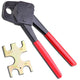 TheLAShop 3/4" PEX Crimper Crimping Tool w/ Gauge Color Optional, Red Image