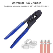 TheLAShop 5in1 Pex Clamping Tool Copper Cinch Ring Tool Kit Image