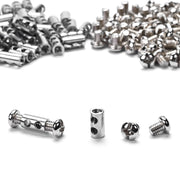 TheLAShop Double-saddle Clamp for 1-2mm Cable Wire with M4 Screws 60ct. Image