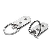 TheLAShop D-Ring Hangers with Screws 20ct for Picture Artwork Display Image