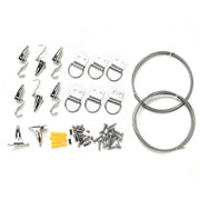 TheLAShop Frame Hanging Kit - 2x 10ft 1.5mm T304 Cable & Adjustable Hooks Image