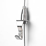 TheLAShop Frame Hanging Kit - 2x 10ft 1.5mm T304 Cable & Adjustable Hooks Image