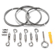 TheLAShop Adjustable Mirror Ball Hanging Kit - 304 SS Cable & Clamps Image