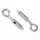 TheLAShop Adjustable Mirror Ball Hanging Kit - 304 SS Cable & Clamps Image