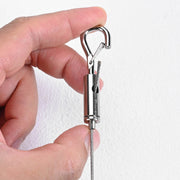 TheLAShop Adjustable Mirror Ball Hanging Kit - 304 SS Cable & Clamps Image