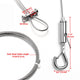 TheLAShop Adjustable Mirror Ball Hanging Kit - 304 SS Cable & Clamps Image