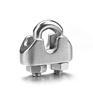 TheLAShop U Bolt Wire Rope Clips 18ct. Stainless Steel Image