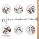TheLAShop U Bolt Wire Rope Clips 18ct. Stainless Steel Image
