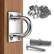 TheLAShop Staple Ring Hook Deck Eye Plate 304 Stainless Steel 6ct. Image